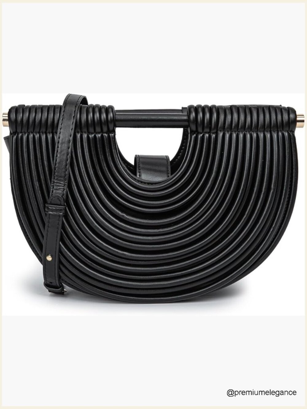 Trendy Woven Evening Clutch Purse Half Round Designer Shoulder Crossbody Bag
